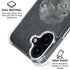 Chinese Black Dragon iPhone 16 Plus Clear Case