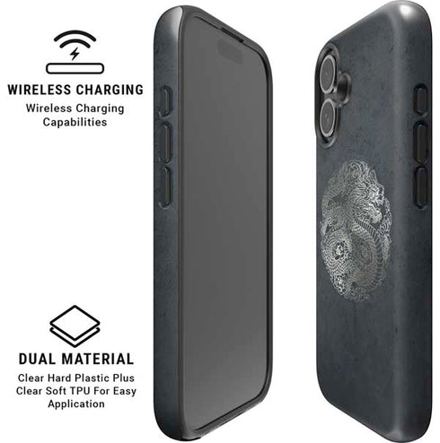 Chinese Black Dragon iPhone 16 Plus Magsafe Impact Case