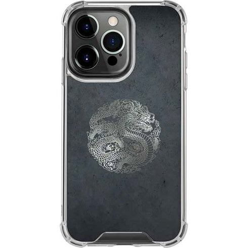 Chinese Black Dragon iPhone 16 Pro Clear Case
