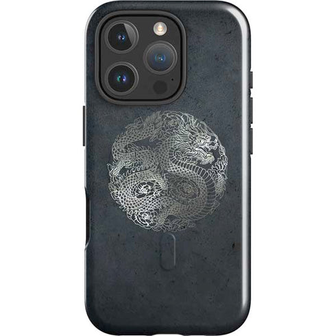 Chinese Black Dragon iPhone 16 Pro Max Magsafe Impact Case