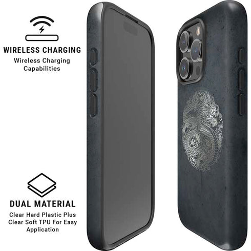 Chinese Black Dragon iPhone 16 Pro Max Magsafe Impact Case
