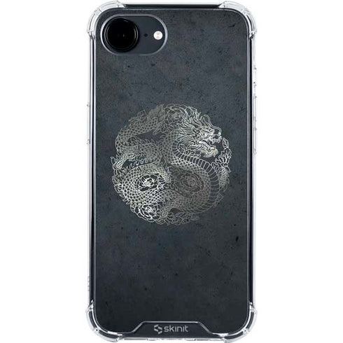 Chinese Black Dragon iPhone 16e Clear Case