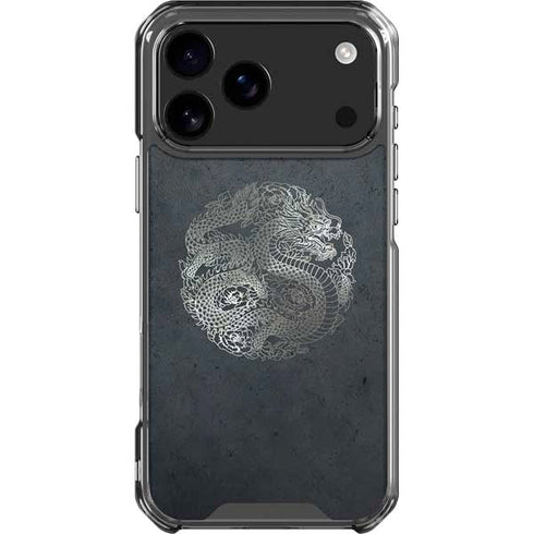 Chinese Black Dragon iPhone 18 Pro Max Clear Case