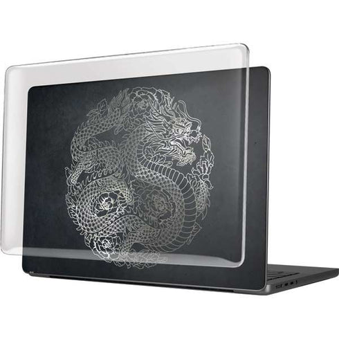 Chinese Black Dragon MacBook Pro 14in (2021-24) Case plus Skin
