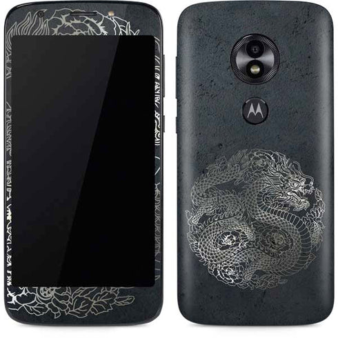 Chinese Black Dragon Moto E5 Play Skin