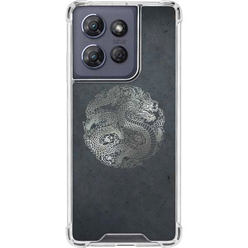 Chinese Black Dragon Moto G Play 5G (2025) Clear Case