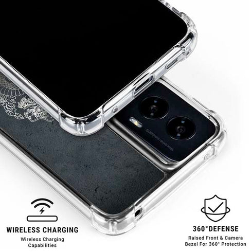 Chinese Black Dragon Moto G Power 5G (2024) Clear Case