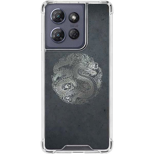 Chinese Black Dragon Moto G Stylus 5G (2025) Clear Case