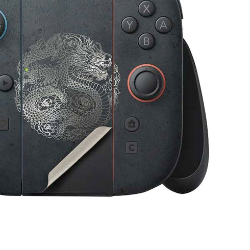 Chinese Black Dragon Nintendo Switch 2 (2025) Joy-Con Controller Skin