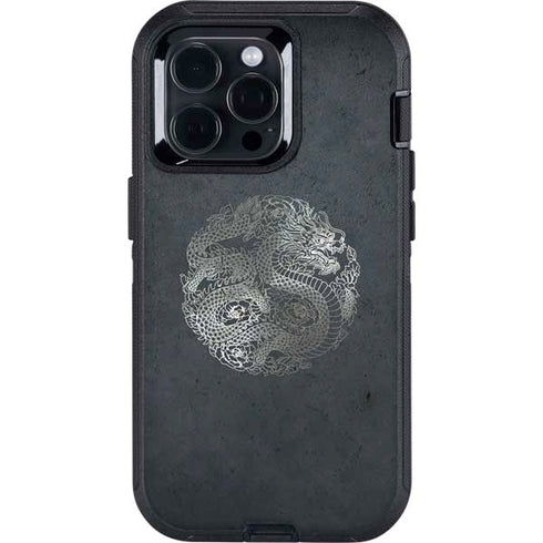 Chinese Black Dragon Otterbox Defender iPhone Skin