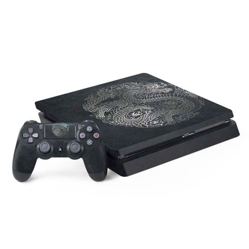 Chinese Black Dragon PlayStation PS4 Skins