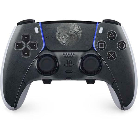 Chinese Black Dragon PS5 DualSense Edge Pro Controller Skin