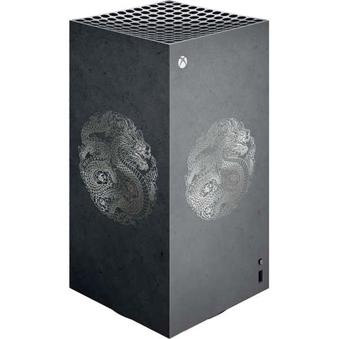 Chinese Black Dragon XBox Series X Digital Edition Console Skin