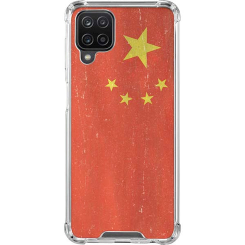 Chinese Flag Distressed Galaxy Cases