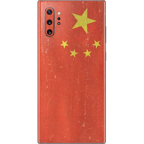 Chinese Flag Distressed Galaxy Note 10 Plus Skin