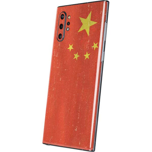 Chinese Flag Distressed Galaxy Note 10 Plus Skin