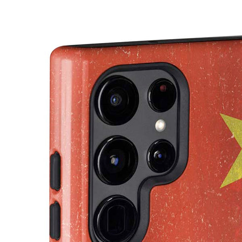 Chinese Flag Distressed Galaxy S25 Ultra Impact Case