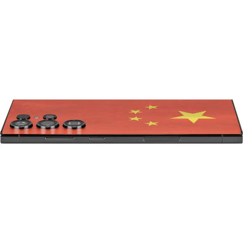 Chinese Flag Distressed Galaxy S25 Ultra Skin