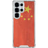 Chinese Flag Distressed Galaxy S25 Ultra Clear Case