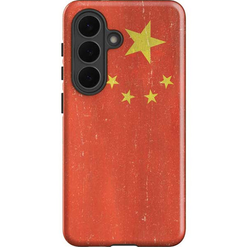 Chinese Flag Distressed Galaxy S26 Impact Case