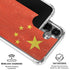 Chinese Flag Distressed Galaxy S26 Plus Clear Case