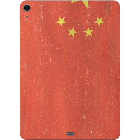 Chinese Flag Distressed Apple iPad Air Skin