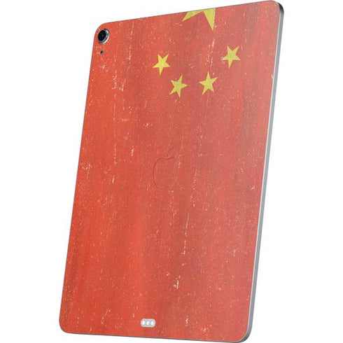 Chinese Flag Distressed Apple iPad Air Skin