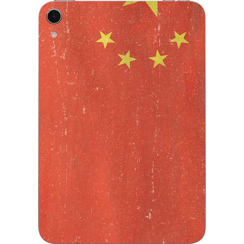 Chinese Flag Distressed Apple iPad Mini Skin