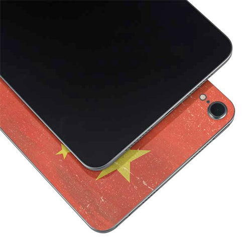 Chinese Flag Distressed Apple iPad Mini Skin