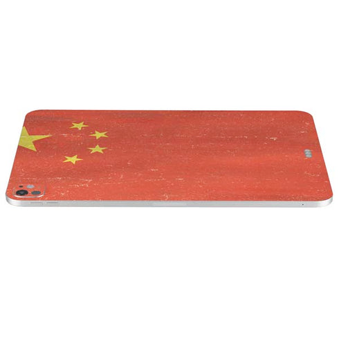 Chinese Flag Distressed iPad Pro 13in M4 (2024) Skin
