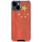 Chinese Flag Distressed iPhone 15 Clear Case