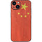 Chinese Flag Distressed iPhone 15 Skin