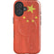 Chinese Flag Distressed iPhone 16 Magsafe Impact Case