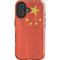 Chinese Flag Distressed iPhone 16 Plus Impact Case