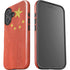Chinese Flag Distressed iPhone 16 Plus Impact Case