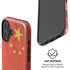Chinese Flag Distressed iPhone 16 Plus Magsafe Impact Case