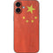 Chinese Flag Distressed iPhone 16 Plus Skin