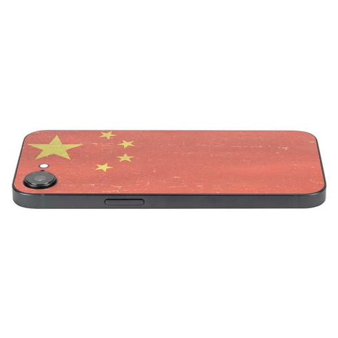 Chinese Flag Distressed iPhone 16e Skin