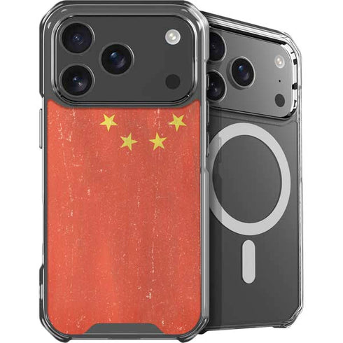 Chinese Flag Distressed iPhone 18 Pro MagSafe Case