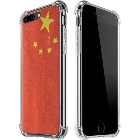 Chinese Flag Distressed iPhone Cases