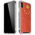 Chinese Flag Distressed iPhone X/XS Clear Case