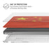 Chinese Flag Distressed MacBook Pro 14in (2021-24) Case plus Skin