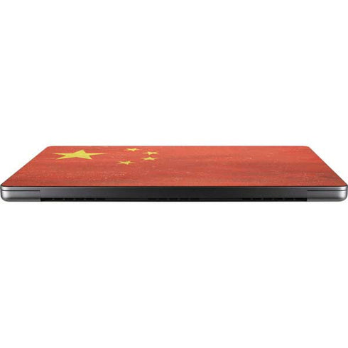 Chinese Flag Distressed Apple MacBook Pro 14-inch Skin