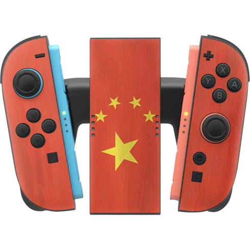 Chinese Flag Distressed Nintendo Switch 2 (2025) Joy-Con Controller Skin