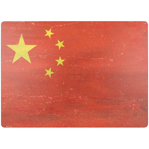 Chinese Flag Distressed Surface Laptop 7 13.8in Skin