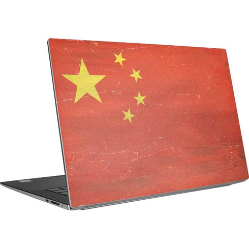 Chinese Flag Distressed Dell XPS Skin