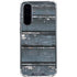 Chipped Blue Wood Galaxy A36 5G Clear Case
