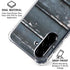 Chipped Blue Wood Galaxy A36 5G Clear Case