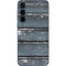 Chipped Blue Wood Galaxy A55 5G Skin