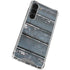 Chipped Blue Wood Galaxy S24 FE Clear Case